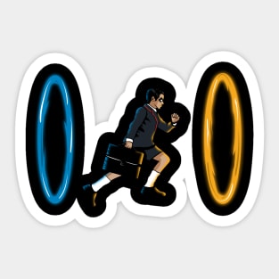 The boy portal Sticker